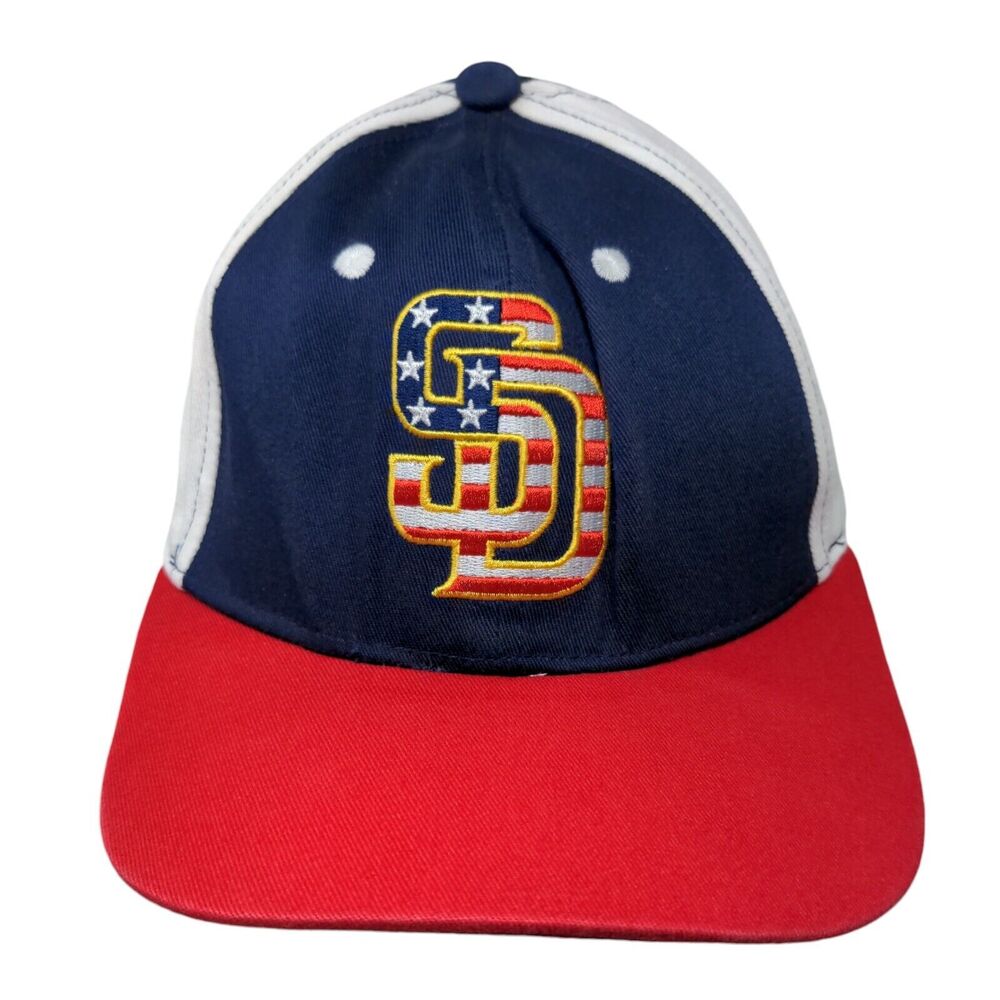 San Diego Padres Snapback Hat Multicolor OS Embroidered Patriotic Cotapaxi